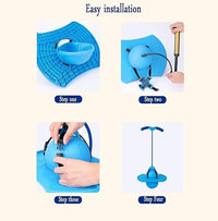 Sports Jumping Fitness Elastic Ball Game - Blue ​