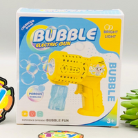 Kids Unique Electronic Colorful Bubble Gun
