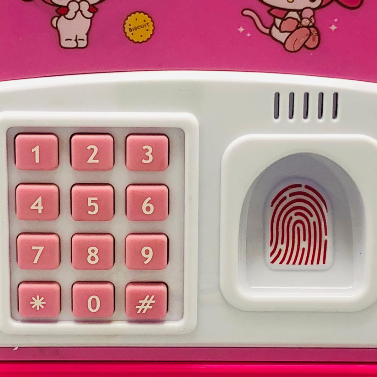 My Melody Fingerprint & Password Unlock ATM Machine