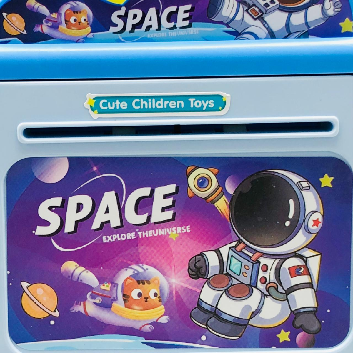 Space Multi-functional Kids Money Saving ATM Machine