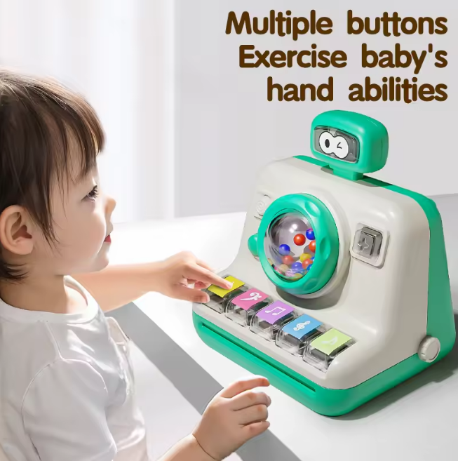Baby Musical Camera Finger Piano With Lights