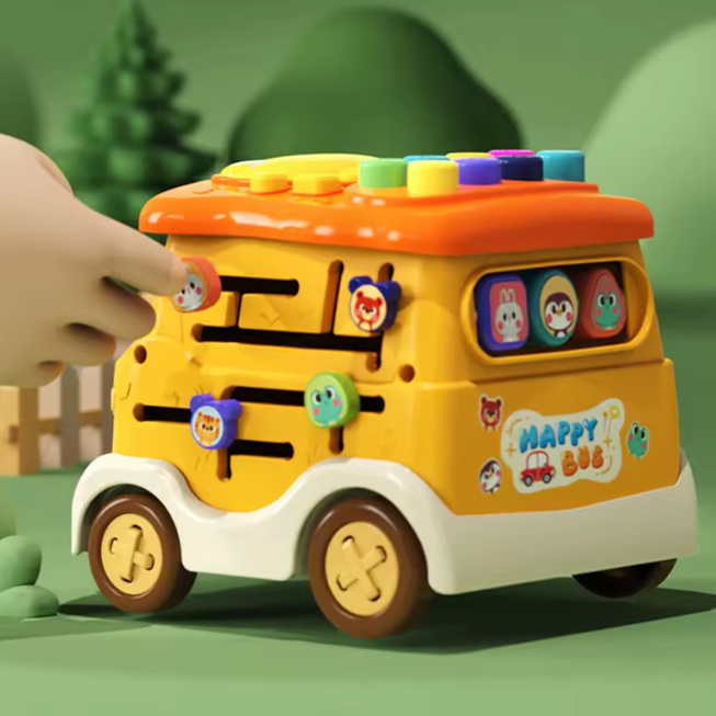 Multi-functional Baby Musical Auto-Bus