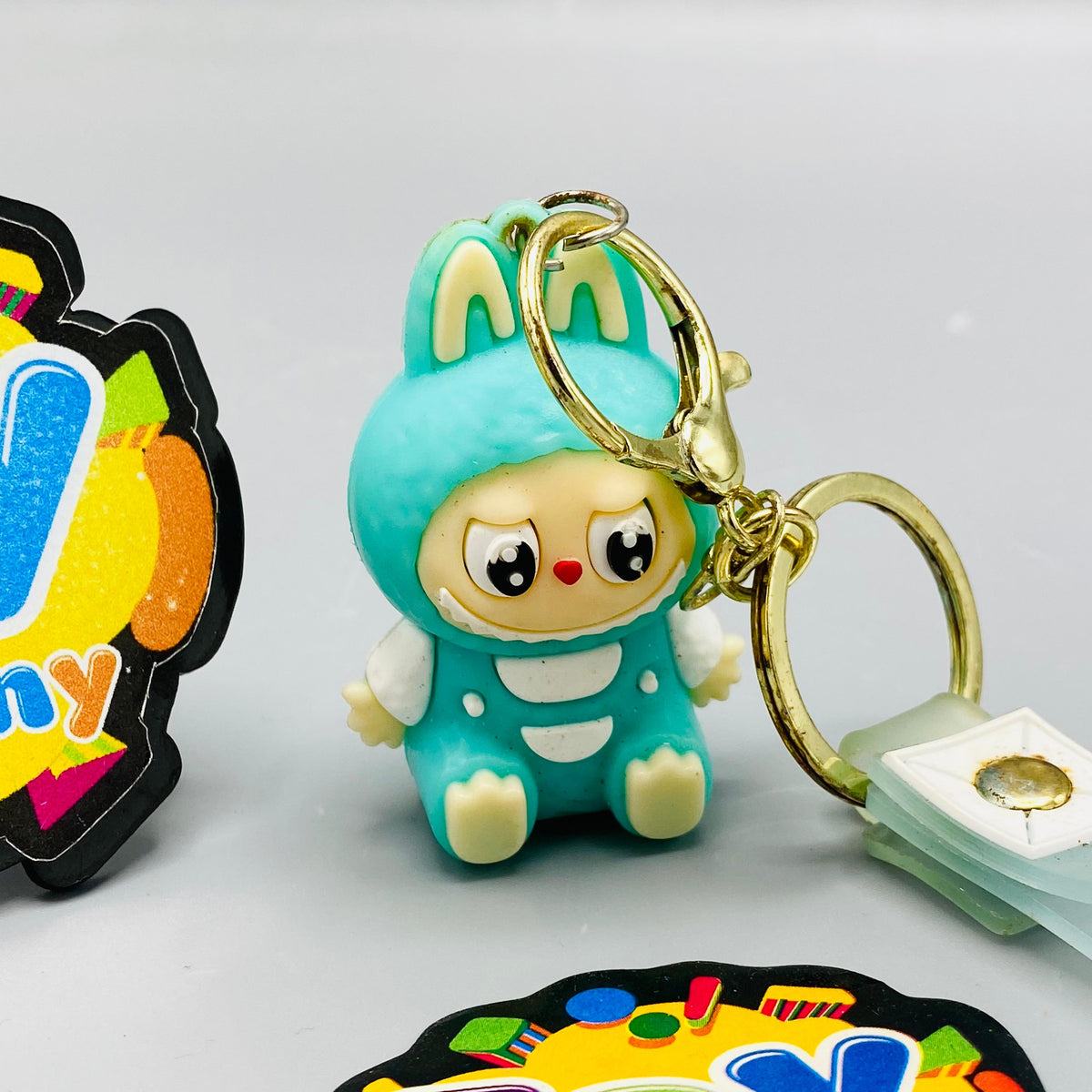 1Pc Cute Labubu Doll Keychain