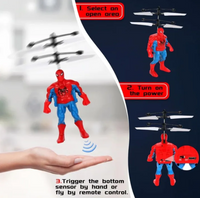 Hand Sensor Flying Spiderman Aircraft