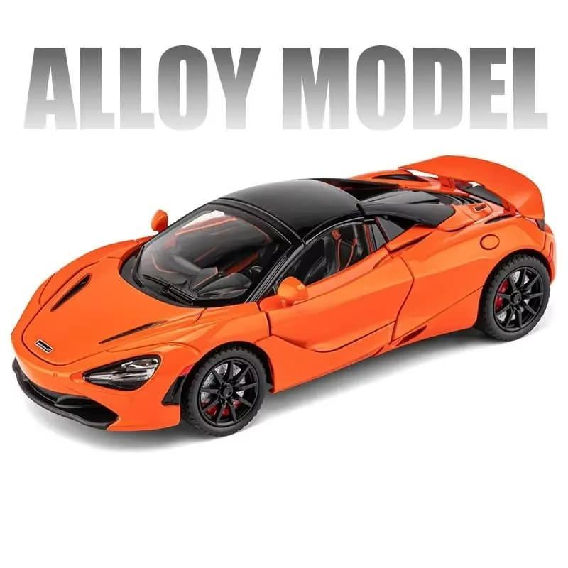 1:24 Diecast McLaren 720S Model With Acrylic Box