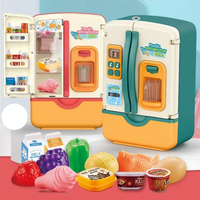 39Pcs Multi-functional Pretend Fridge With Spray