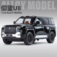 1:24 Diecast BYD Yangwang U8 SUV Model Car