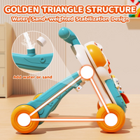 3in1 Baby Musical Walker & Activity Table - Blue