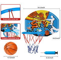 Kids Adjustable Height Basketball Play Set
