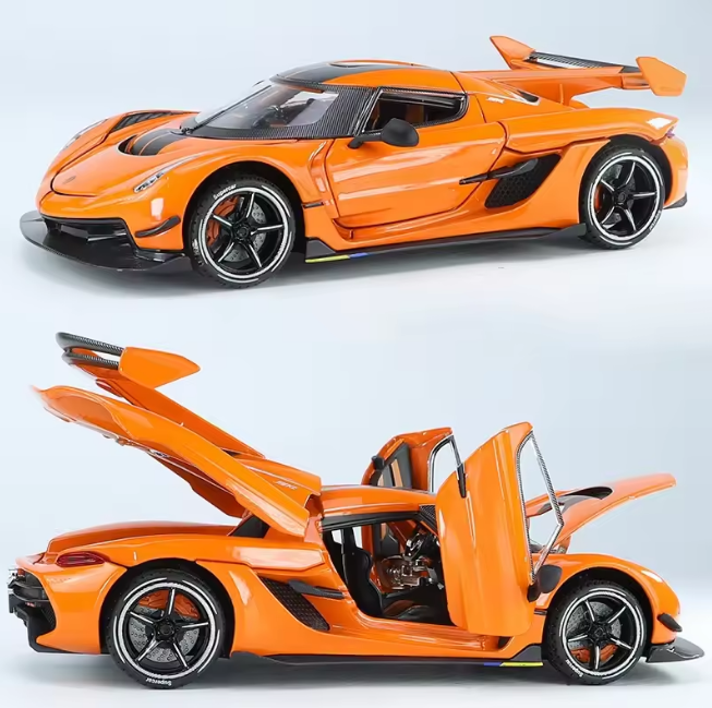 1:24 Diecast Koenigsegg Model Car With Smoke