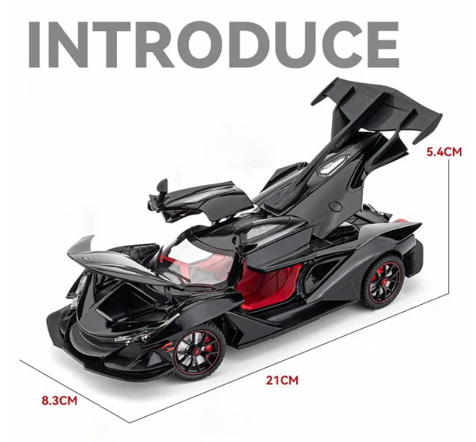 1:24 Diecast Apollo IE Super Car Model