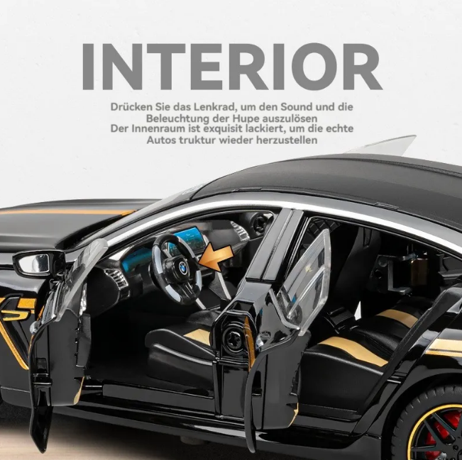 1:24 Diecast BMW M8 Manhrat Model Car