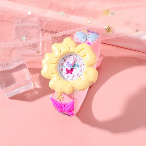 Unique Themed Silicon Strap Watch For Girls - Assortment