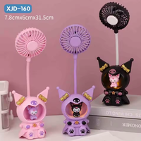 Kuromi Flexible Table Fan With Sharpener