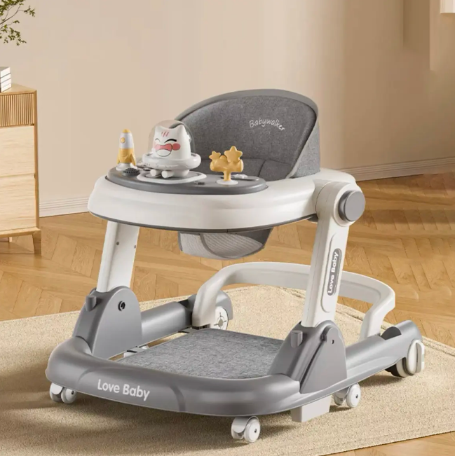 3in1 Multi-functional Baby Walker - Gray