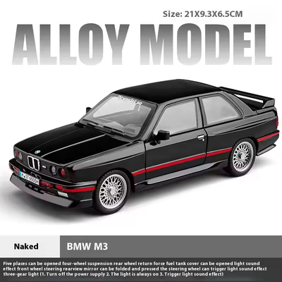 1:24 Diecast BMW M3 E30 Model Car