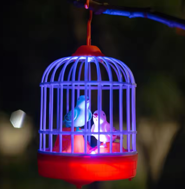 Hand Sensored Repeating Function Bird Cage Toy