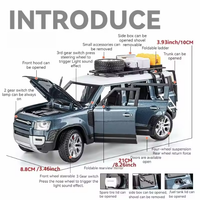 1:24 Diecast Genuine Authorized Land Rover Defender Model