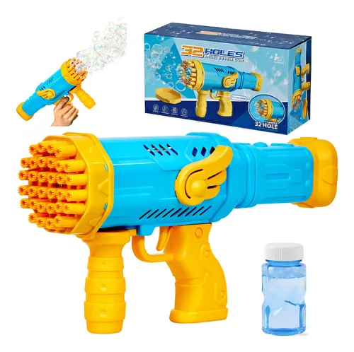 32 Holes Angel Colorful bubble Gun