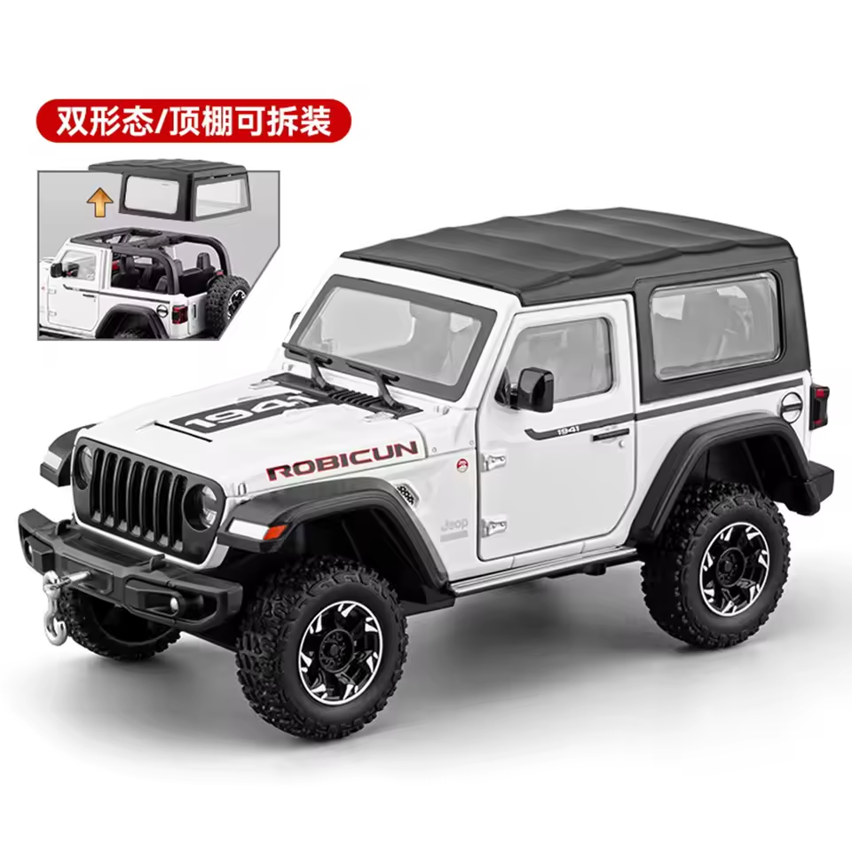 1:24 Diecast Rubicon Jeep Model