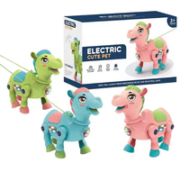 Battery Operated Cute Camel Pet Toy With Light & Music