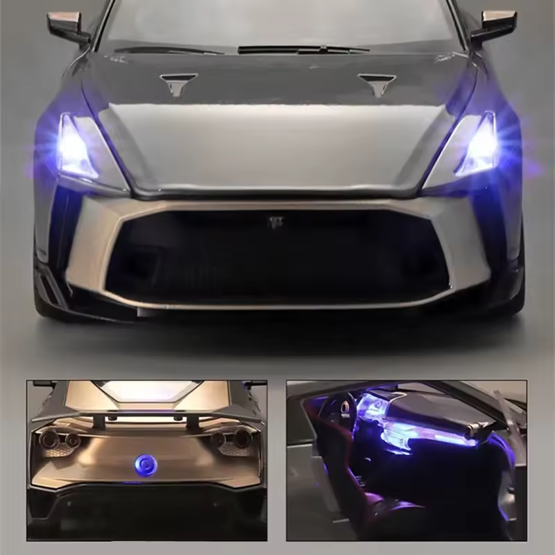 1:18 Diecast Nissan GTR50 Model Car With Smoke
