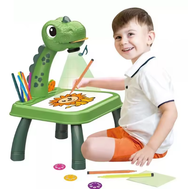 Mini Dinosaur  Projection Painting Table