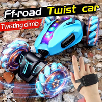 Remote & Gesture Controlled Spray Stunt Torsion Vehicle