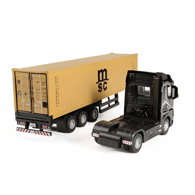 1:36 Diecast Metal Scania Transport Container Truck