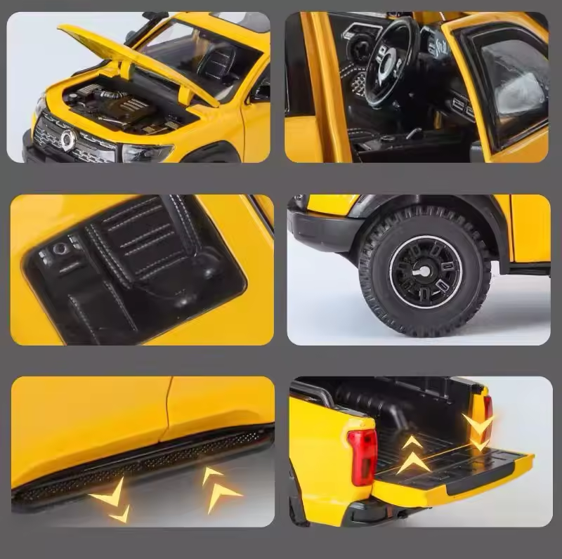 1:24 Diecast Great Wall Cannon Off-Road Pickup Truck