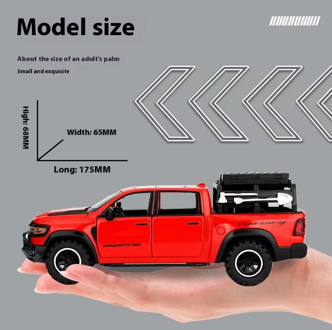 1:32 Diecast Dodge RAM Mammoth Pickup Truck
