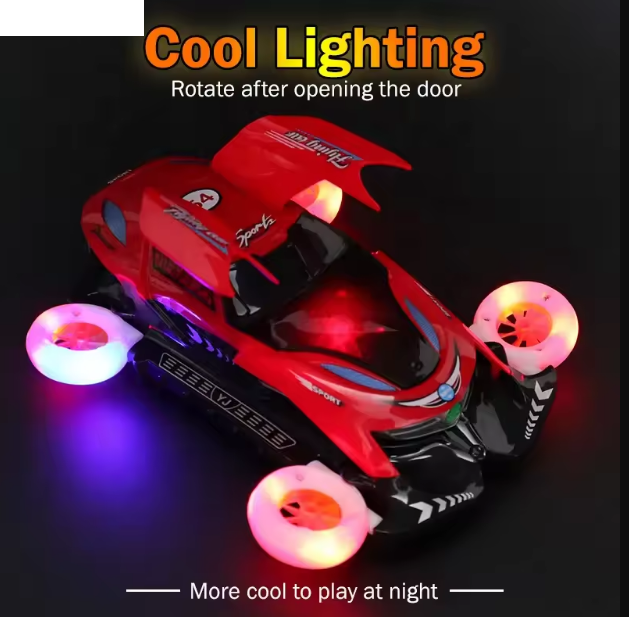 Electric Action Flying Car With Light & Sound