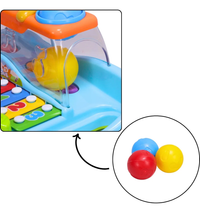 2in1 Montessori Puppy Musical Xylophone With Hammer & Balls