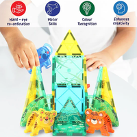 27Pcs Magnetic Tiles Building Blocks