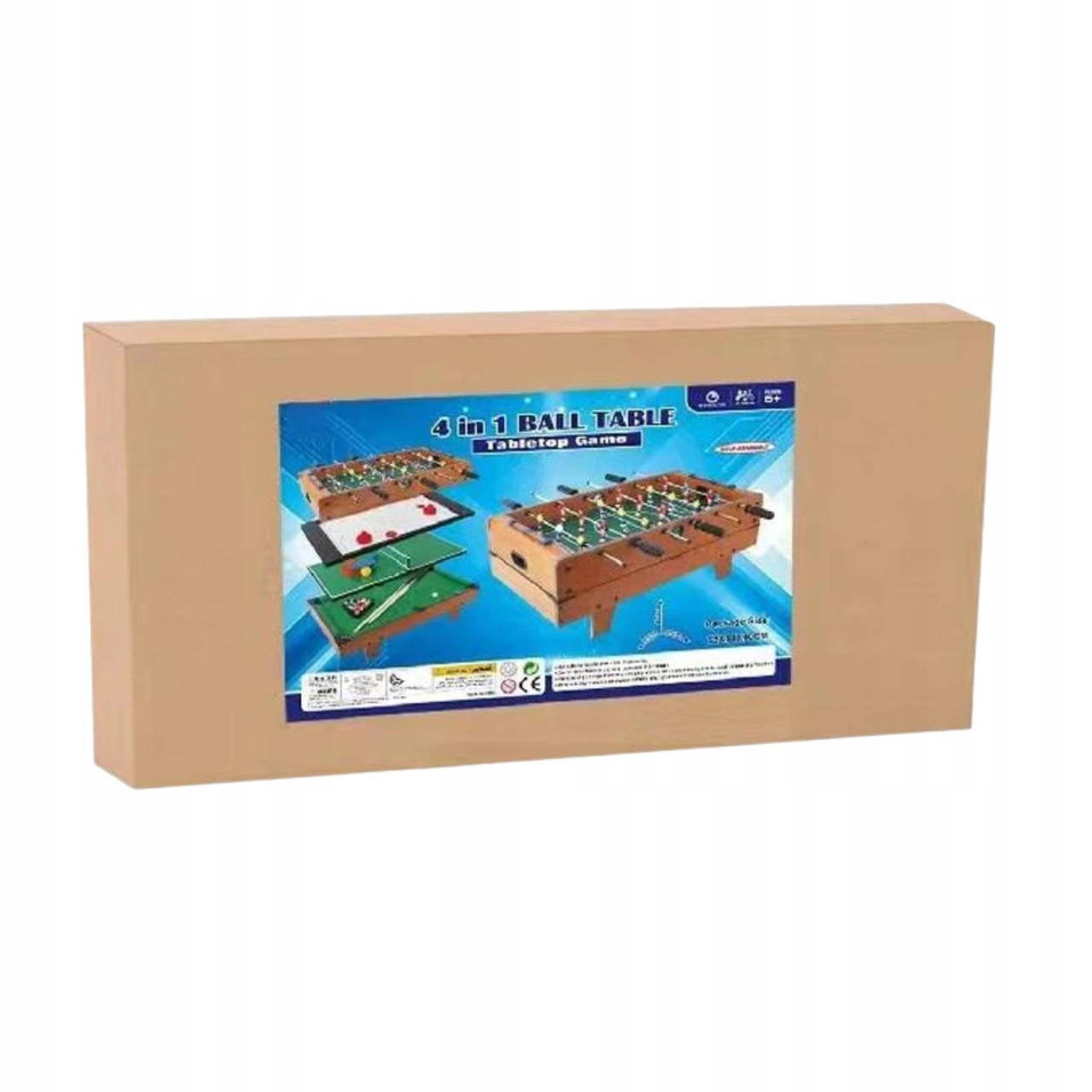 4in1 Wooden Multi-Game Foosball Table Set