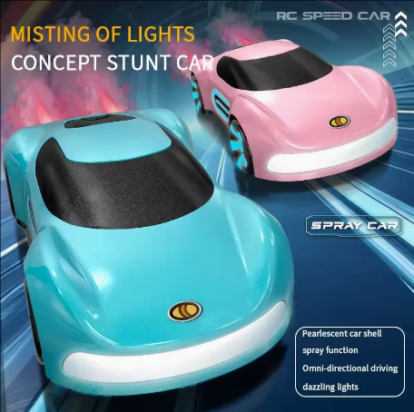 2.4GHz Watch Control Concept Spray Stunt Car