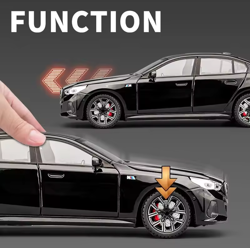 1:24 Diecast BMW THE i5 M60 Model Car