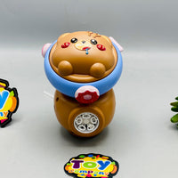 5 Holes Electric Bear Themed Colorful Bubble Stick