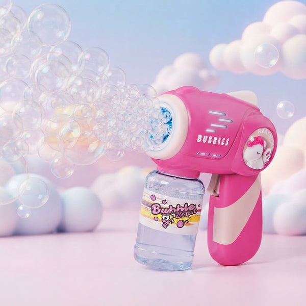 5 Holes Unicorn Themed Colorful Bubble Gun