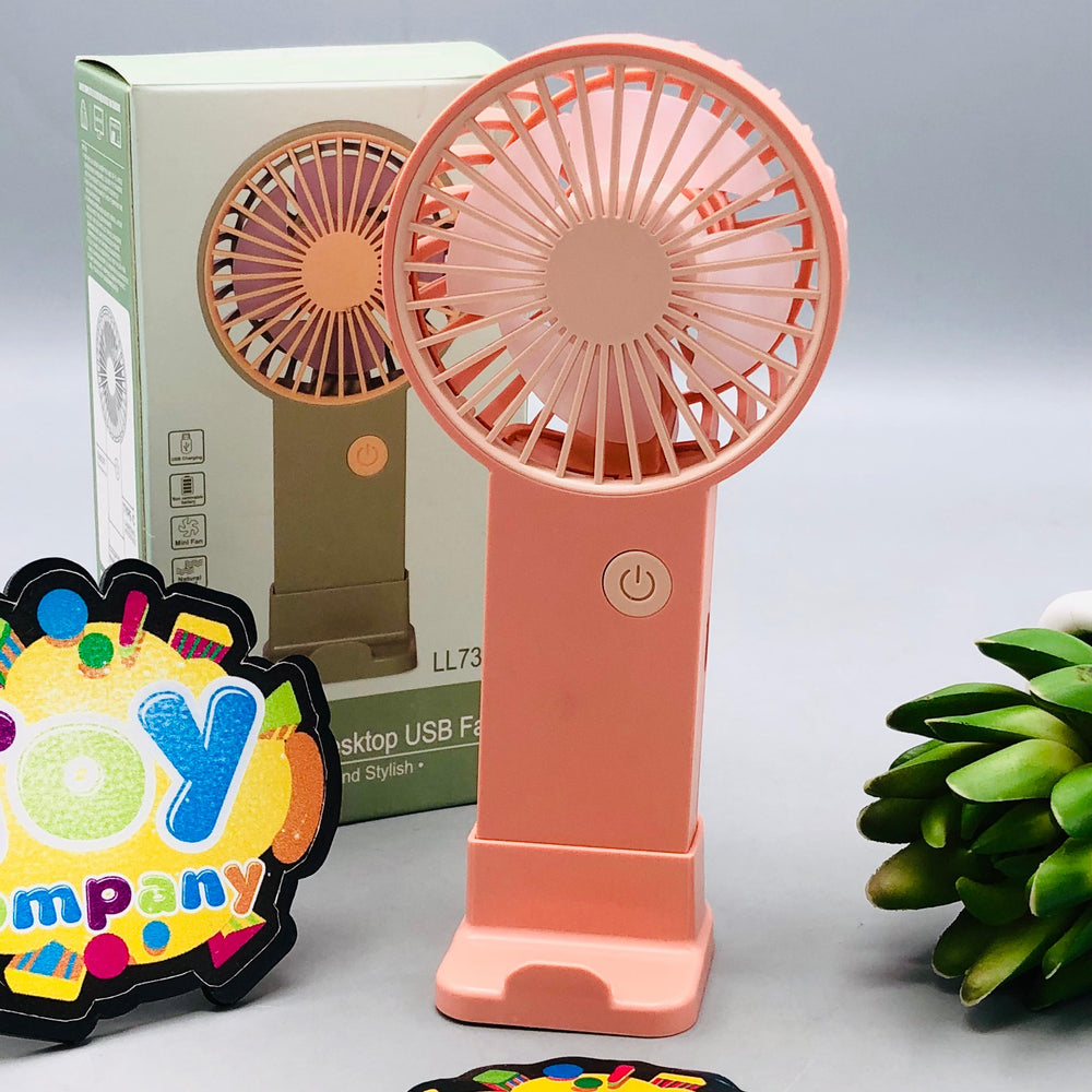 5" Rechargeable Cute Mini Handheld & Flower Fan