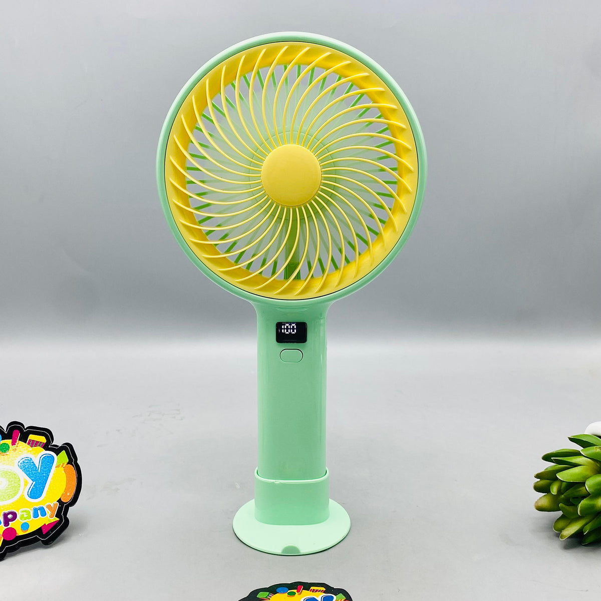 10" Rechargeable 5 Wind Speed Digital Display Cooling Fan
