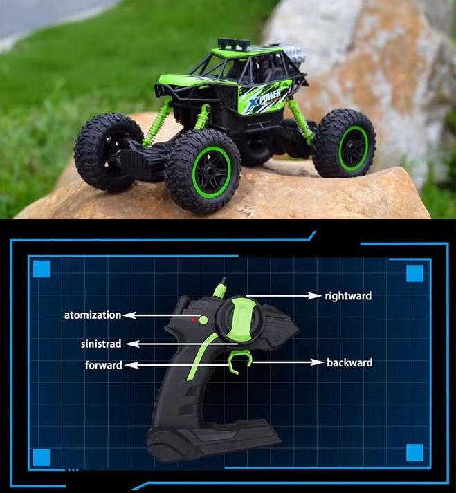 1:14 RC Rock Crawler Off-Road Spray Truck
