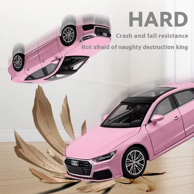 1:24 Diecast Audi A7 Model Car With Headlights