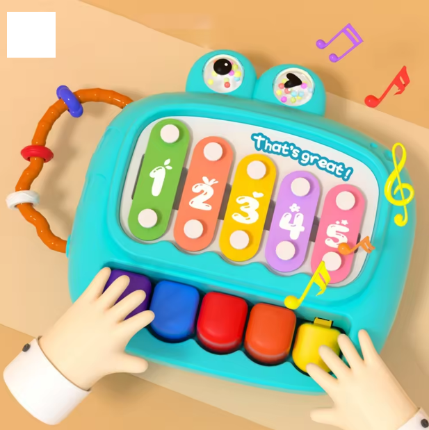 Battery Operated Xylophone & Piano Toddlers Toy