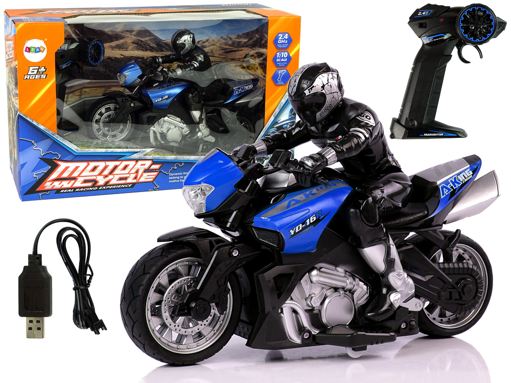 1:10 RC 2.4GHz Racing Motorcycle With Lights