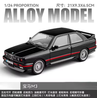 1:24 Diecast BMW M3 E30 Modified Model Car