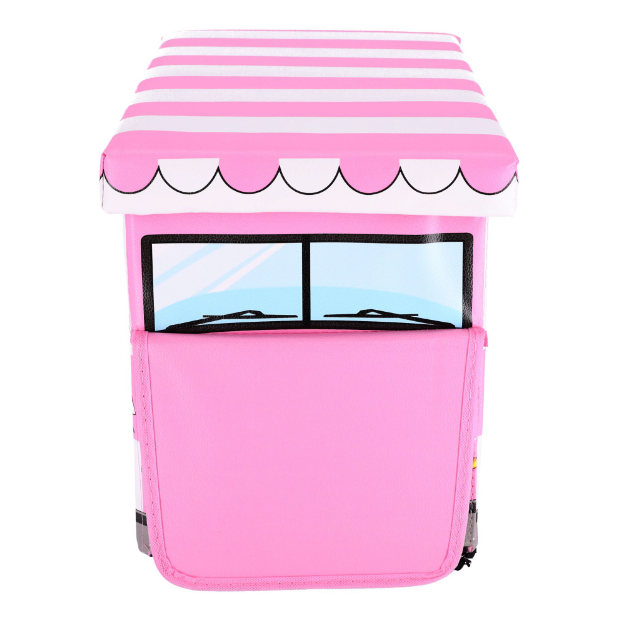 Kids Foldable Storage Box - Ice Cream Car Pink
