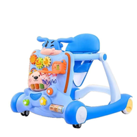 Multi-functional Baby Musical Piano Walker - Blue