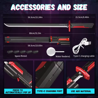 Kids Multi-Color Battle Laser Sword With Smoke