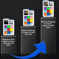 Electronic LED Display Slide Puzzle Game